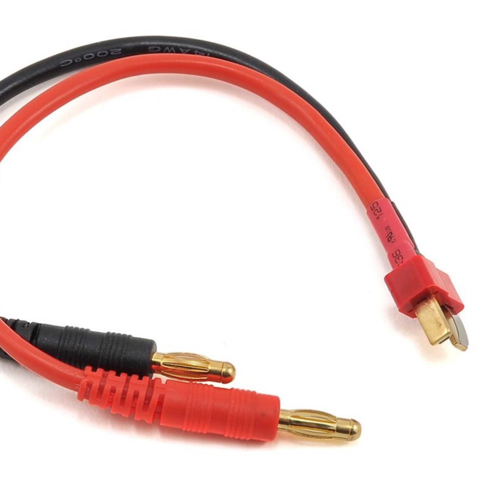 ProTek RC #PTK-5216 ProTek RC Heavy Duty T-Style Ultra Plug Charge Lead (Male to 4mm Banana)