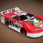 Shark Bodies Shark Bodies Atomic SCT Late Model Clear Body w/Tallboy Spoiler