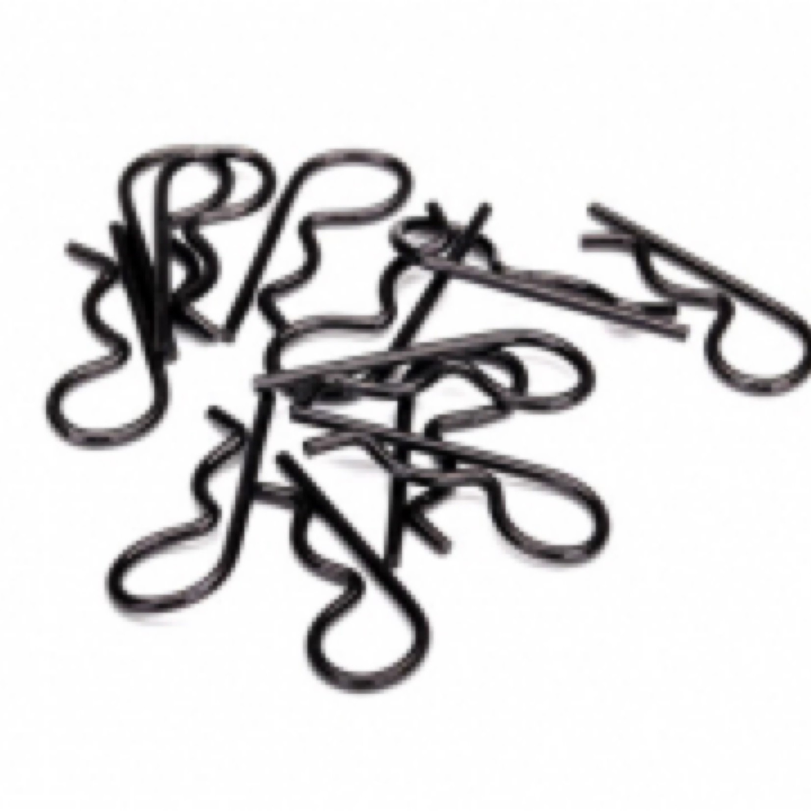 Traxxas Traxxas Large Heavy Duty Body Clips (Black) #3934A