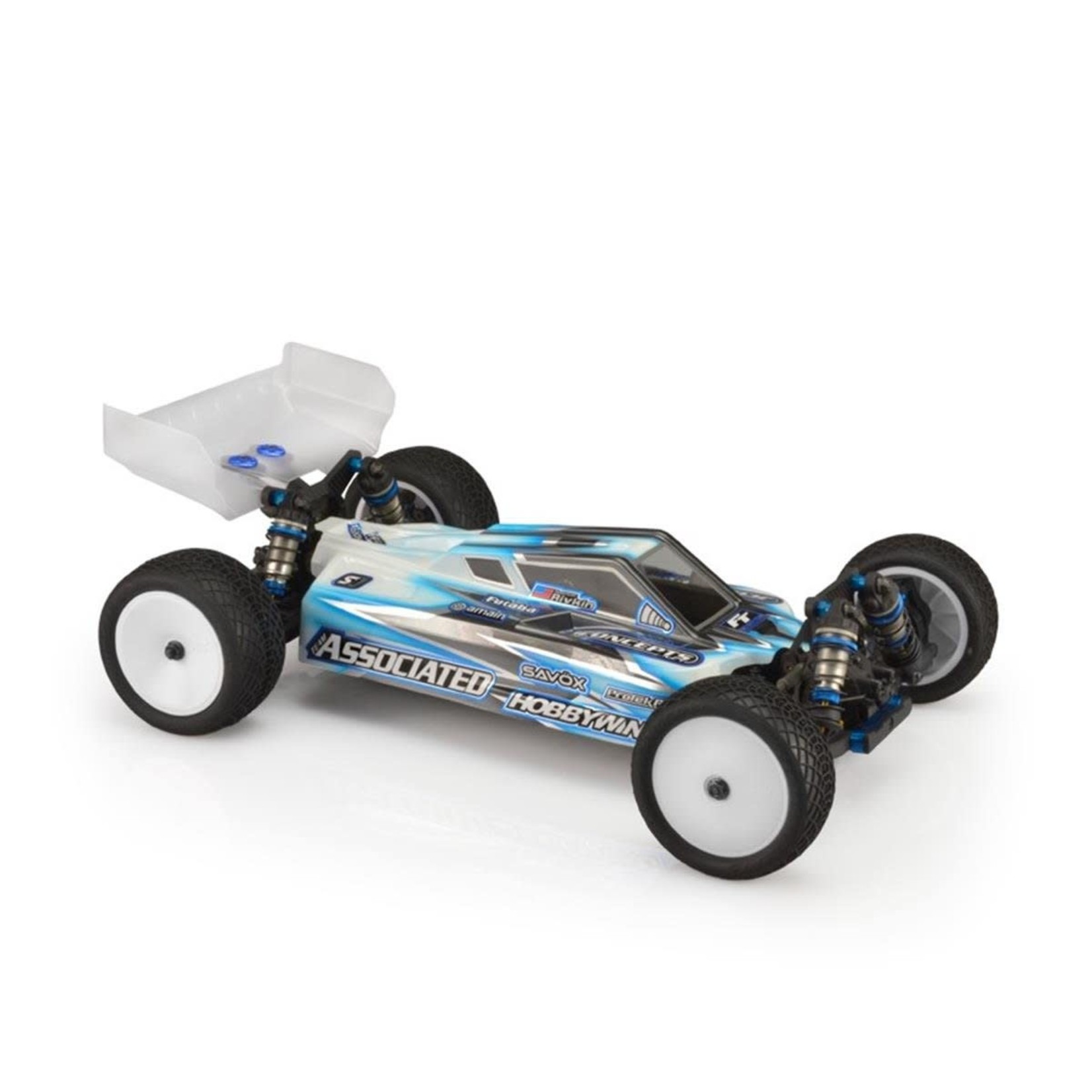 JConcepts #0412 JConcepts RC10 B74.1 "S2" Body w/S-Type Wing (Clear)