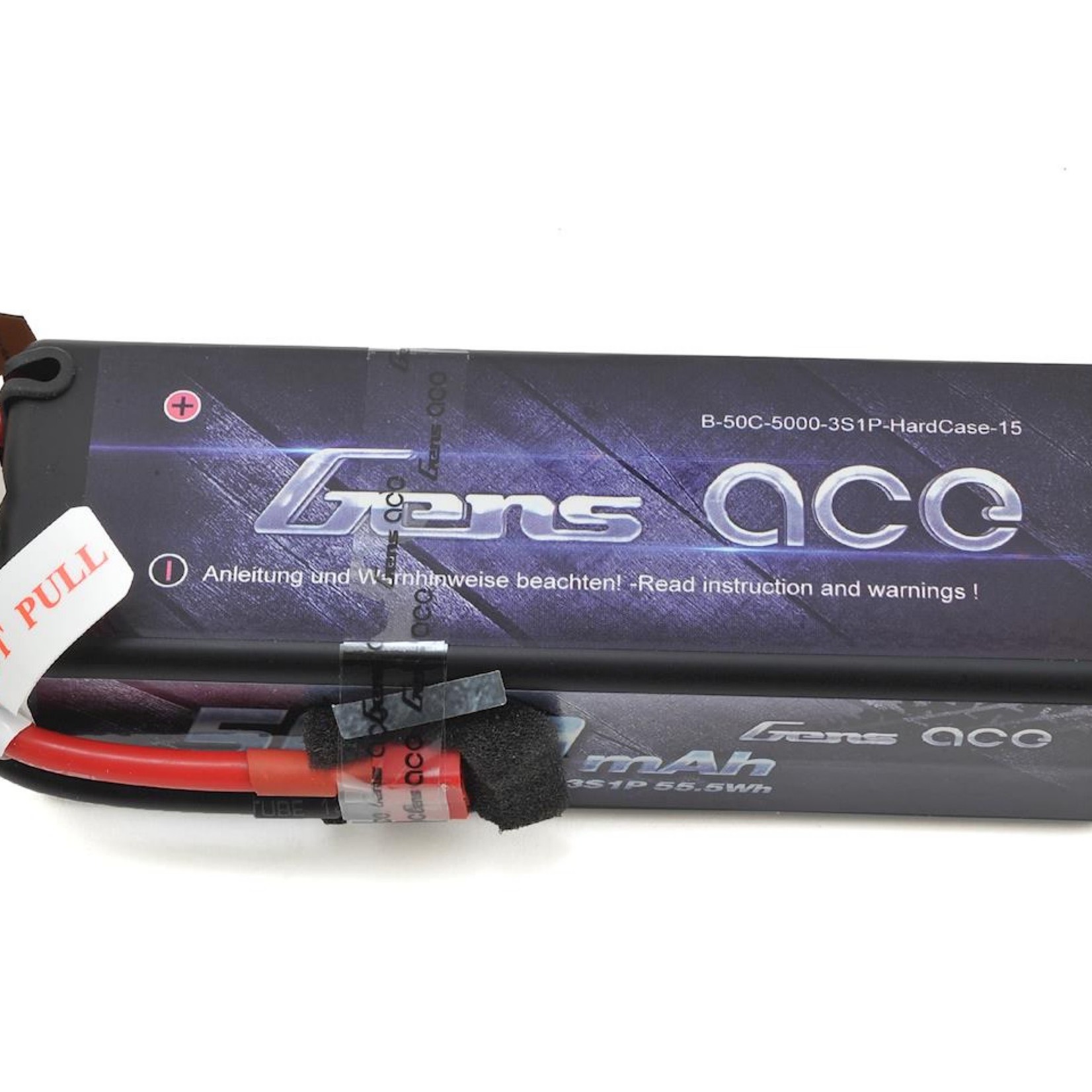 Gens Ace #GEA50003S50D Gens Ace 3s LiPo Battery Pack 50C w/Deans Connector (11.1V/5000mAh)