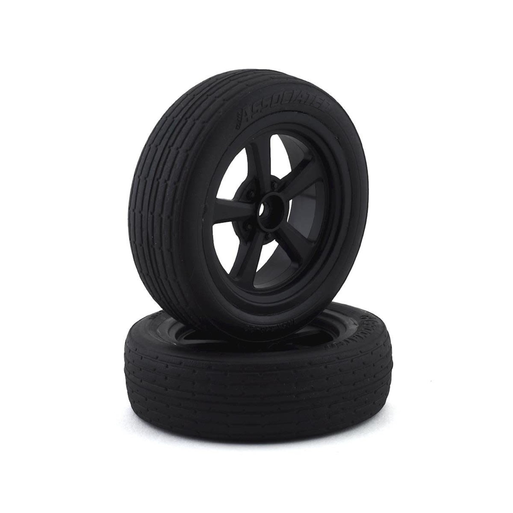 Team Associated #71073  Team Associated DR10 Front Pre-Mounted Drag Racing Tires (2)