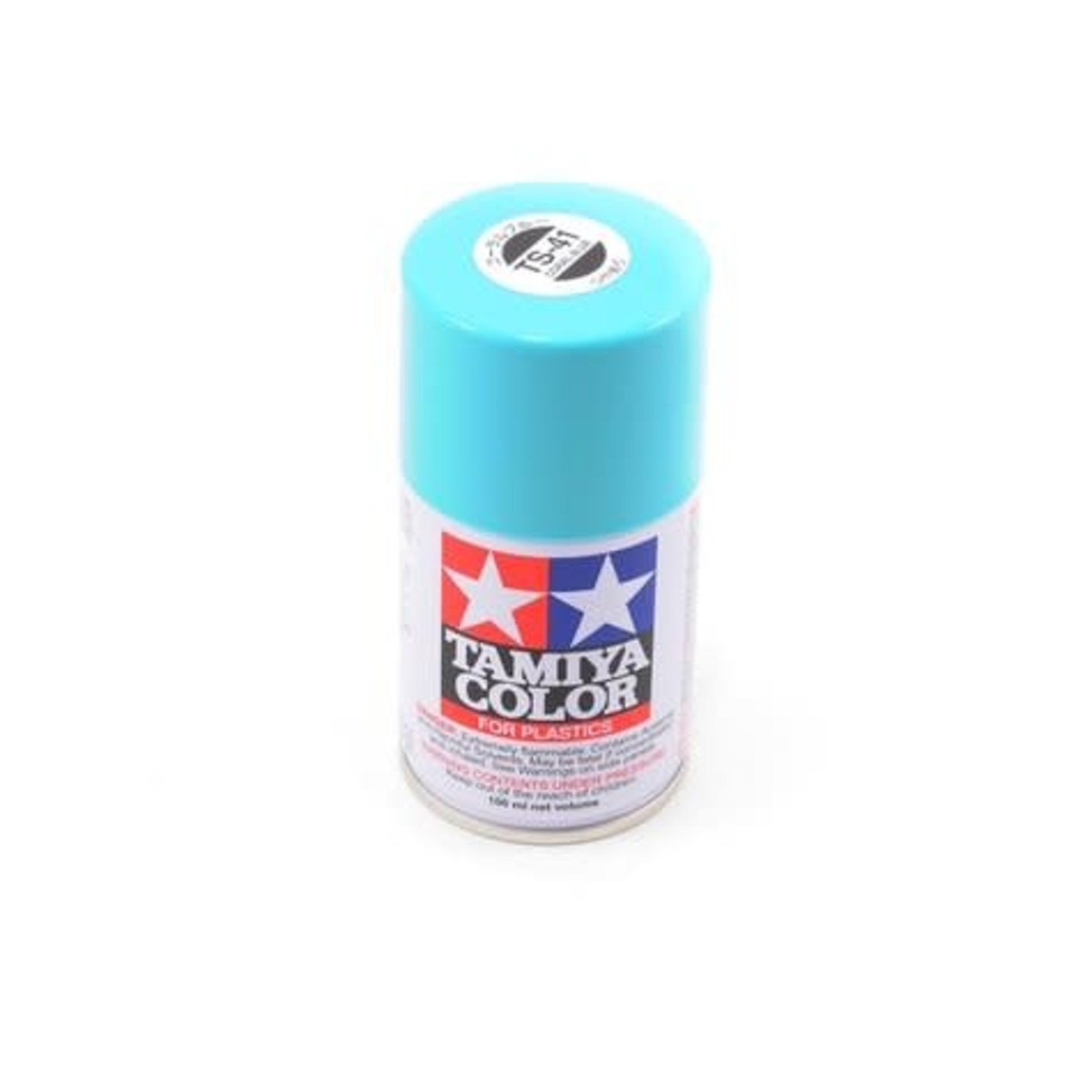Tamiya #85041 Tamiya TS-41 Coral Blue Lacquer Spray Paint (100ml)