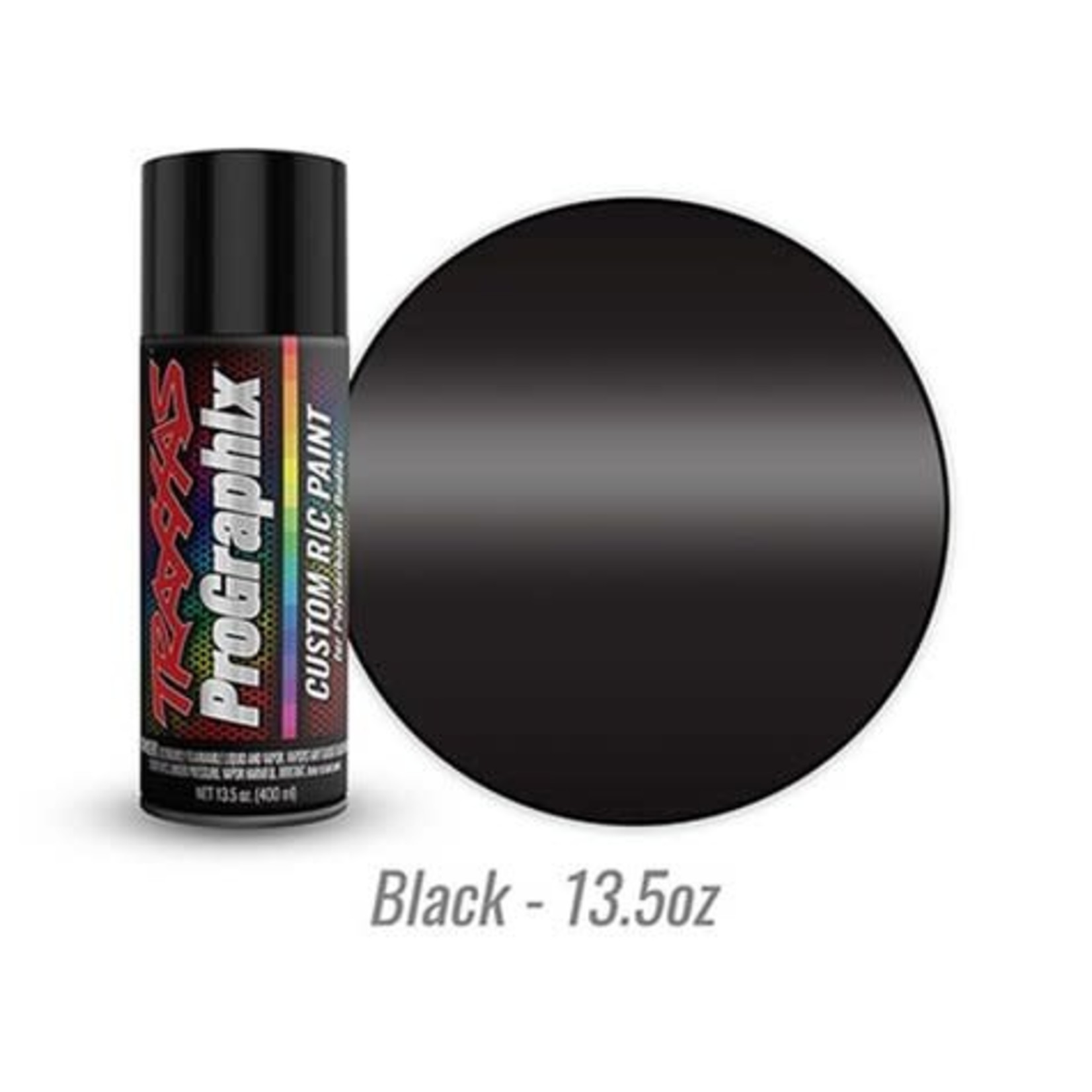 Traxxas #5055X Traxxas ProGraphix "Black" RC Lexan Spray Paint (13.5oz)