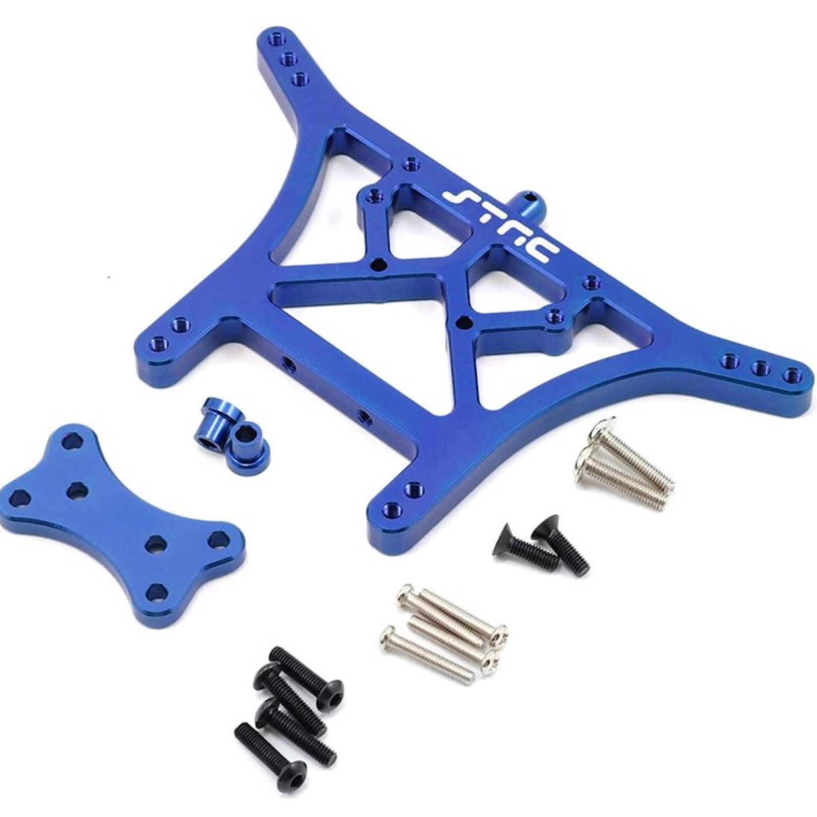 ST Racing Concepts ST Racing Concepts 6mm Heavy Duty Rear Shock Tower (Blue) #ST3638B