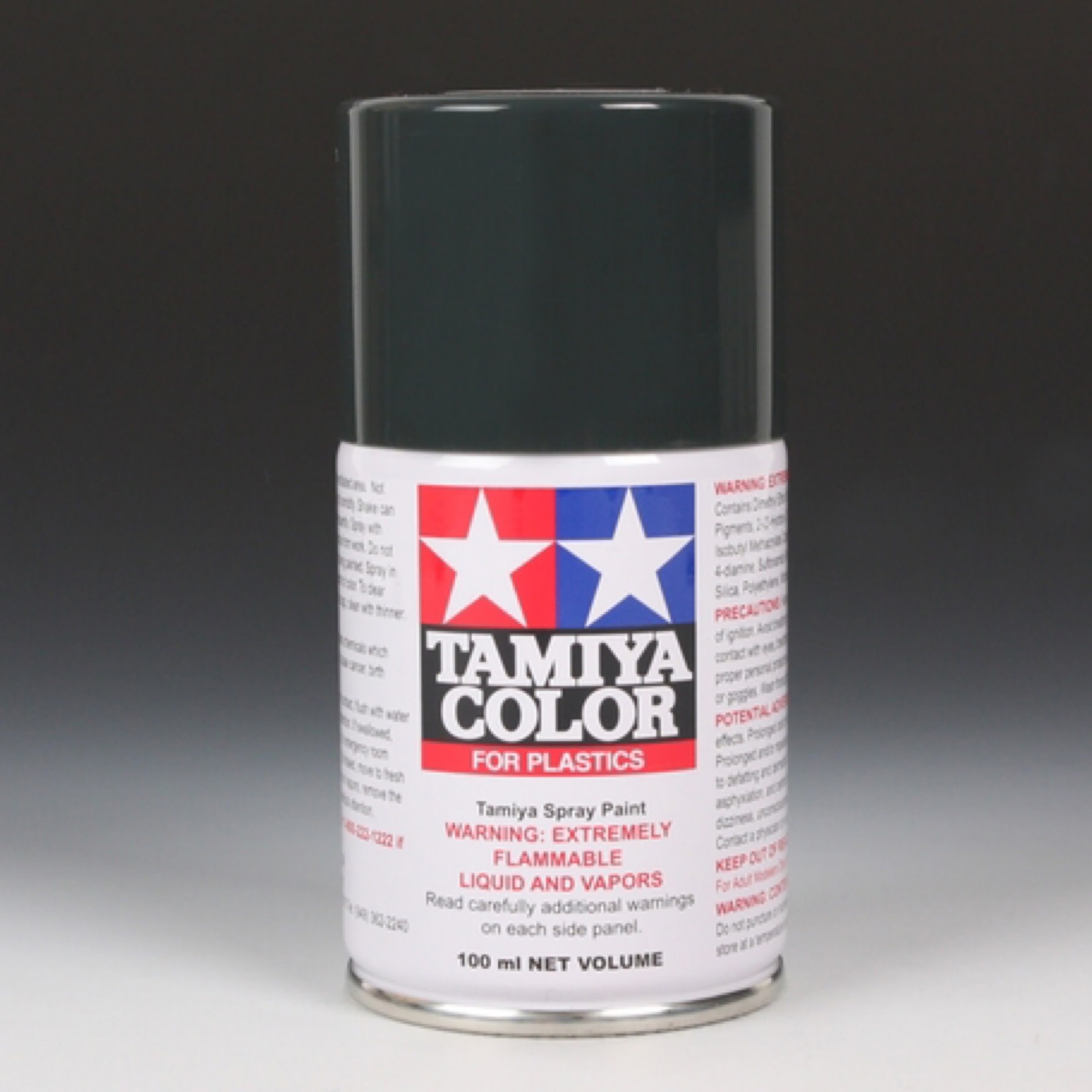 Tamiya #85082 Tamiya TS-82 BLACK RUBBER 100Ml Spray Can