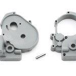 Traxxas #3691A Traxxas Gearbox Halves w/Idler Shaft (Gray)