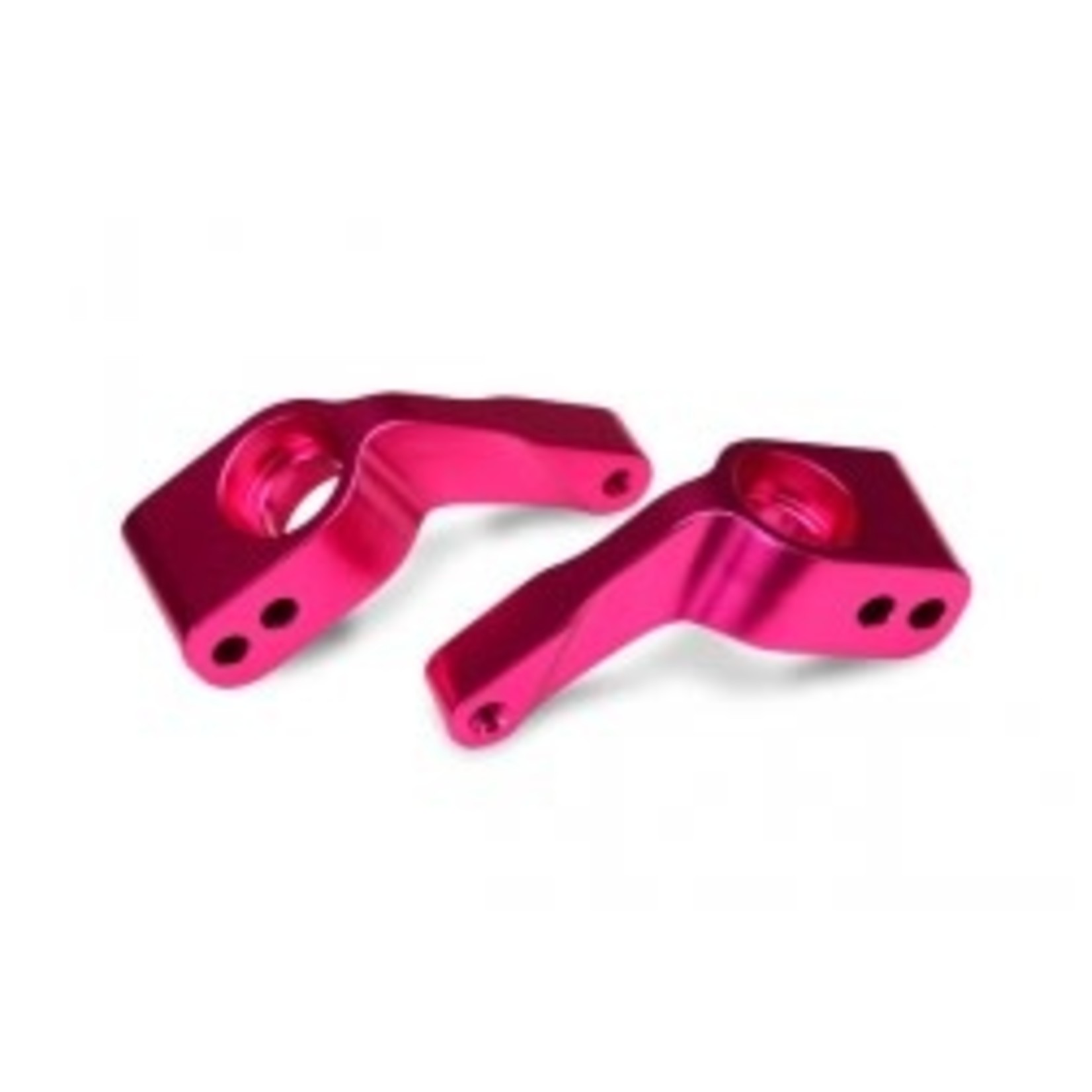 Traxxas #3652P Traxxas Aluminum Stub Axle Carrier (Pink) (2)