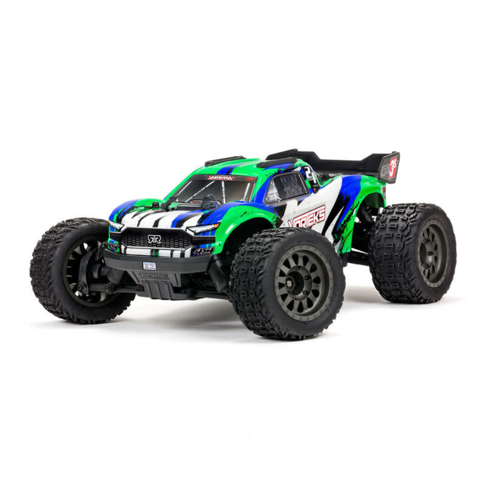 ARRMA #ARA4305V3T3 Arrma Vorteks 4X4 3S BLX 1/10 RTR Brushless Stadium Truck (Green) w/2.4GHz Radio