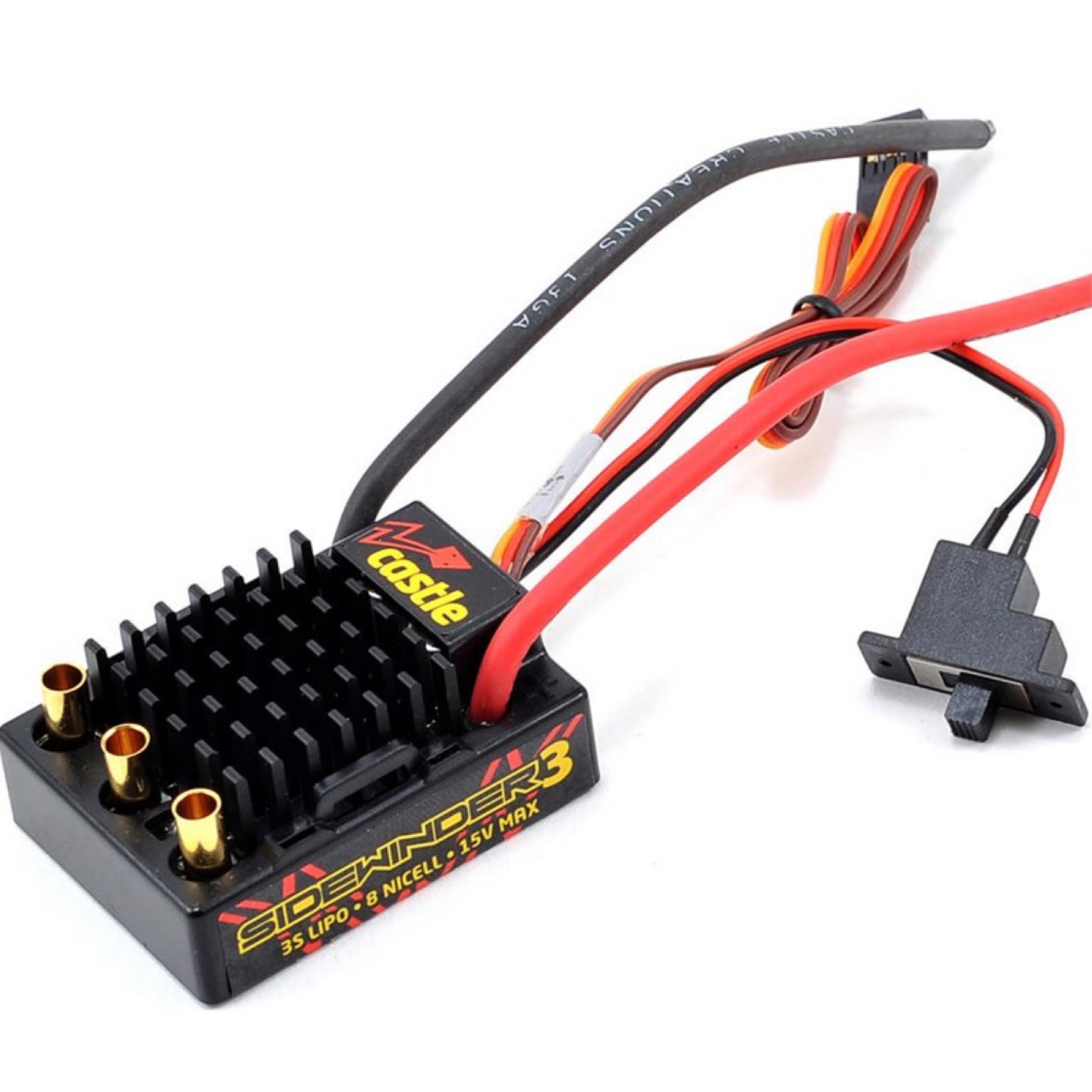 Castle Creations Castle Creations Sidewinder 3 Waterproof 1/10 Sport ESC #010-0115-00