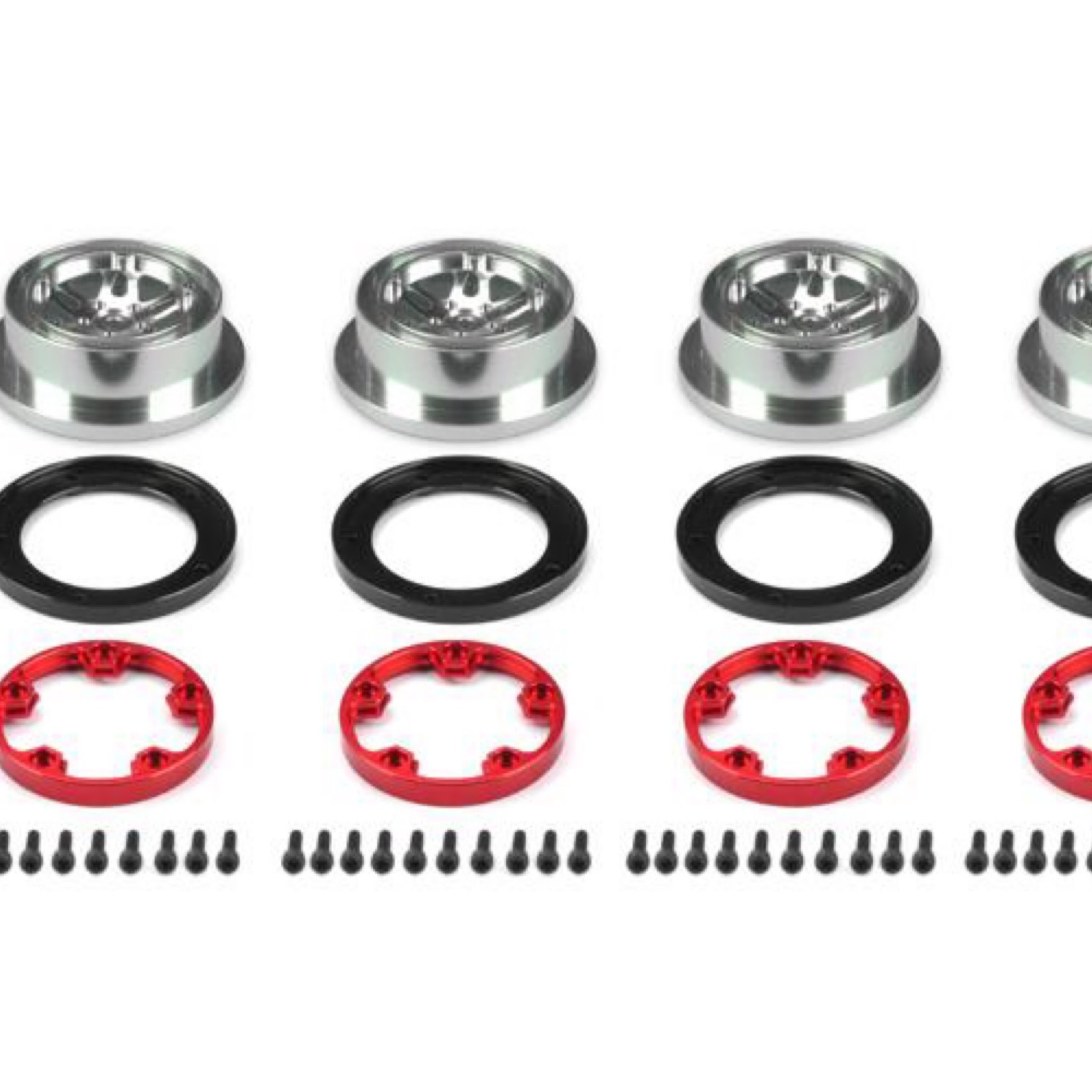 Carisma #15875  Carisma SCA-1E 1.9" Alloy Beadlock Wheel Set (4)
