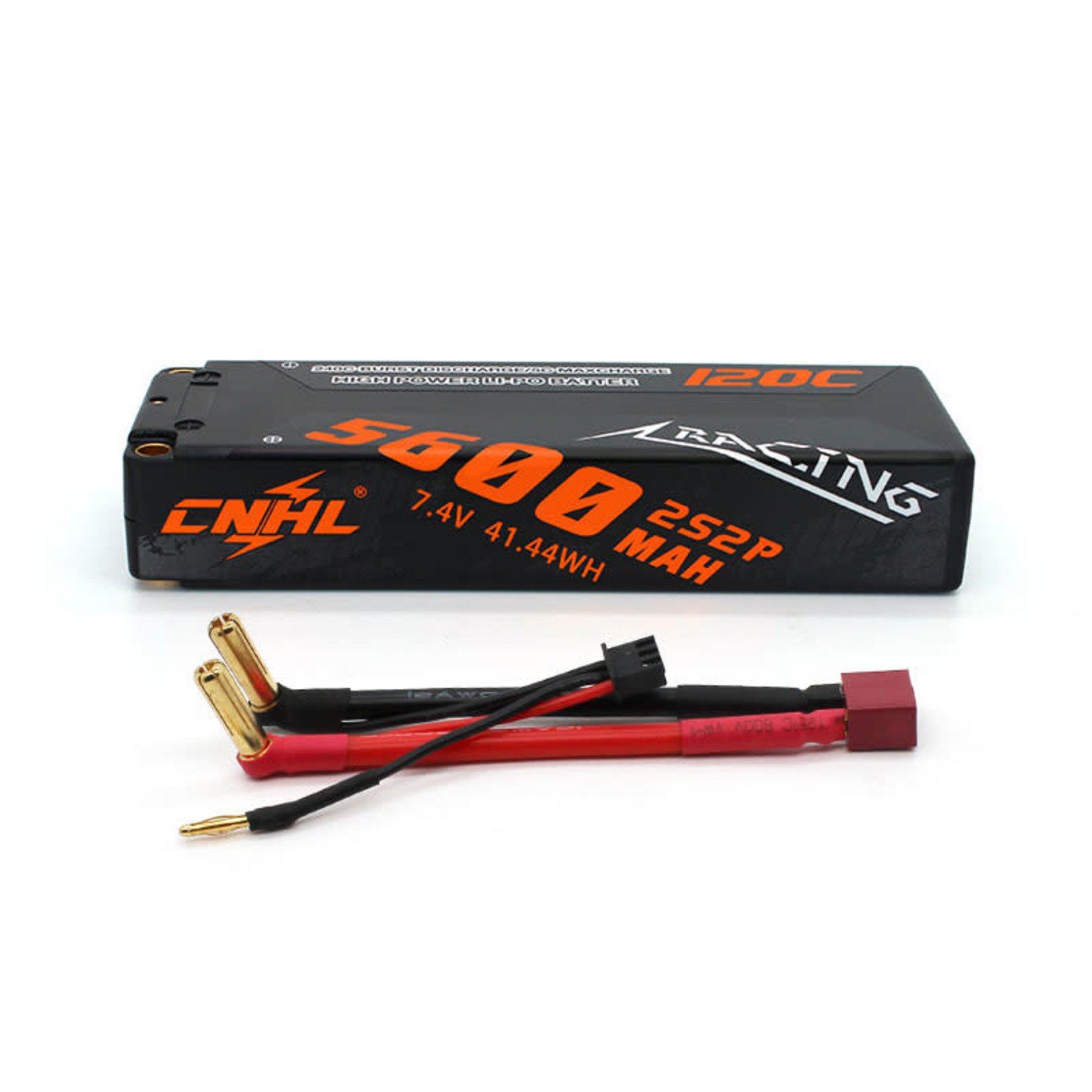 CNHL Racing CNHL Racing Series 5600MAH 7.4V 2S2P 120C Lipo Battery Hard Case Car with Deans Plug #Hc5601202x