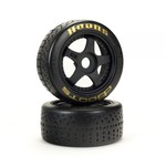 ARRMA #ARA550071  Arrma DBoots Hoons 42/100 2.9" Belted 5-Spoke Pre-Mounted Tires (2) (Gold)