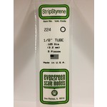 Evergreen Scale Models Evergreen 224 - .125" (3.2MM) OD OPAQUE WHITE POLYSTYRENE TUBING