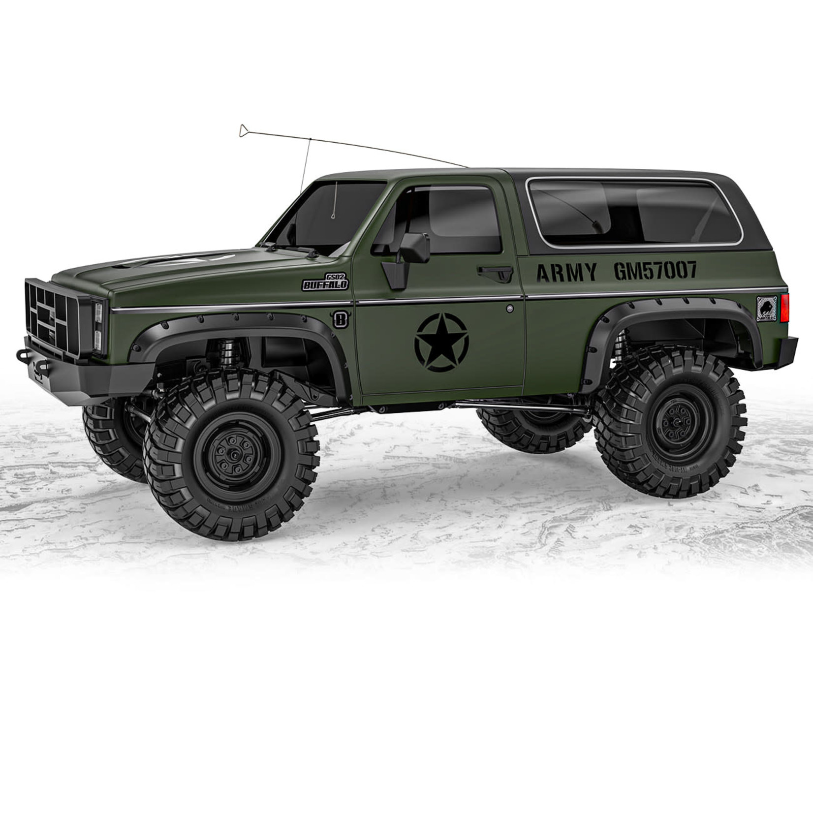 Gmade Gmade GS02F Military Buffalo 1/10 Scale Trail Crawler Kit #GM57007