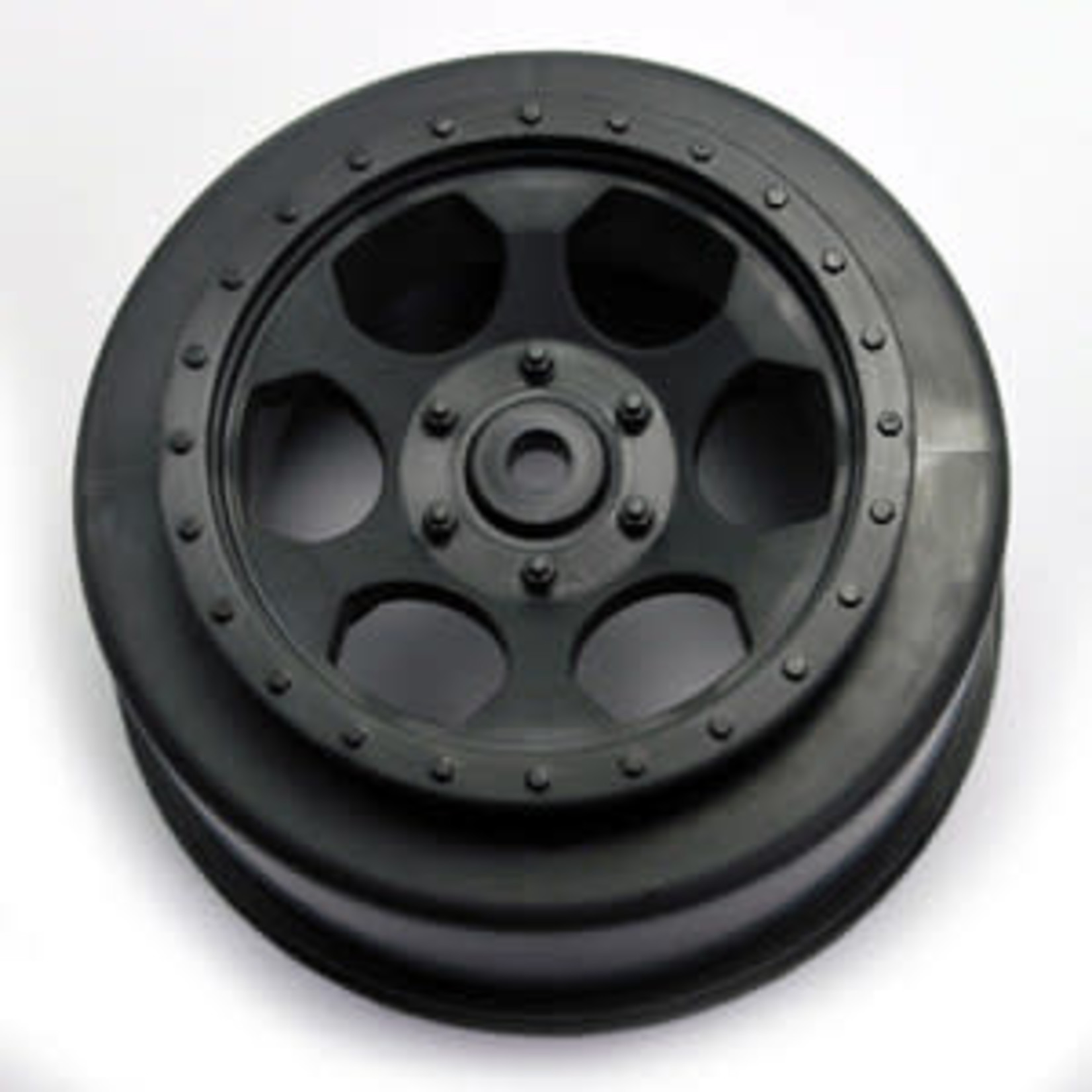 DE Racing DE Racing Trinidad SC Wheels for Losi XXX-SCT, Rear, Black #DER-SCT-LRB