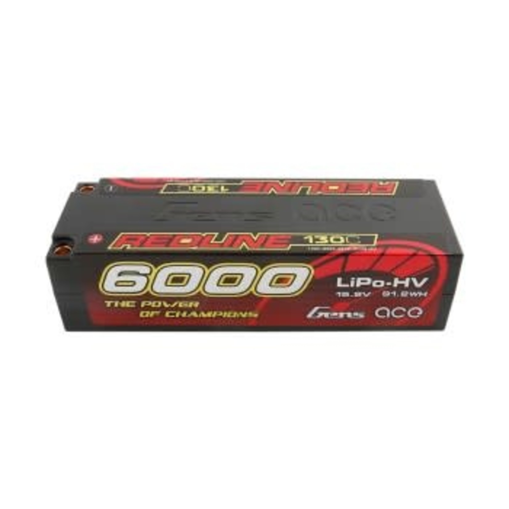 Gens Ace #GEA60004S13D5 Gens Ace Redline Series 6000mAh 15.2V 130C 4S1P HardCase HV Lipo Battery