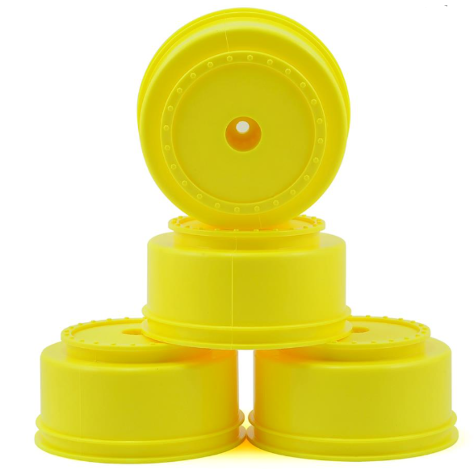 DE Racing DE Racing 12mm Hex "Borrego" Short Course Wheels (Yellow) DER-BS4-UY