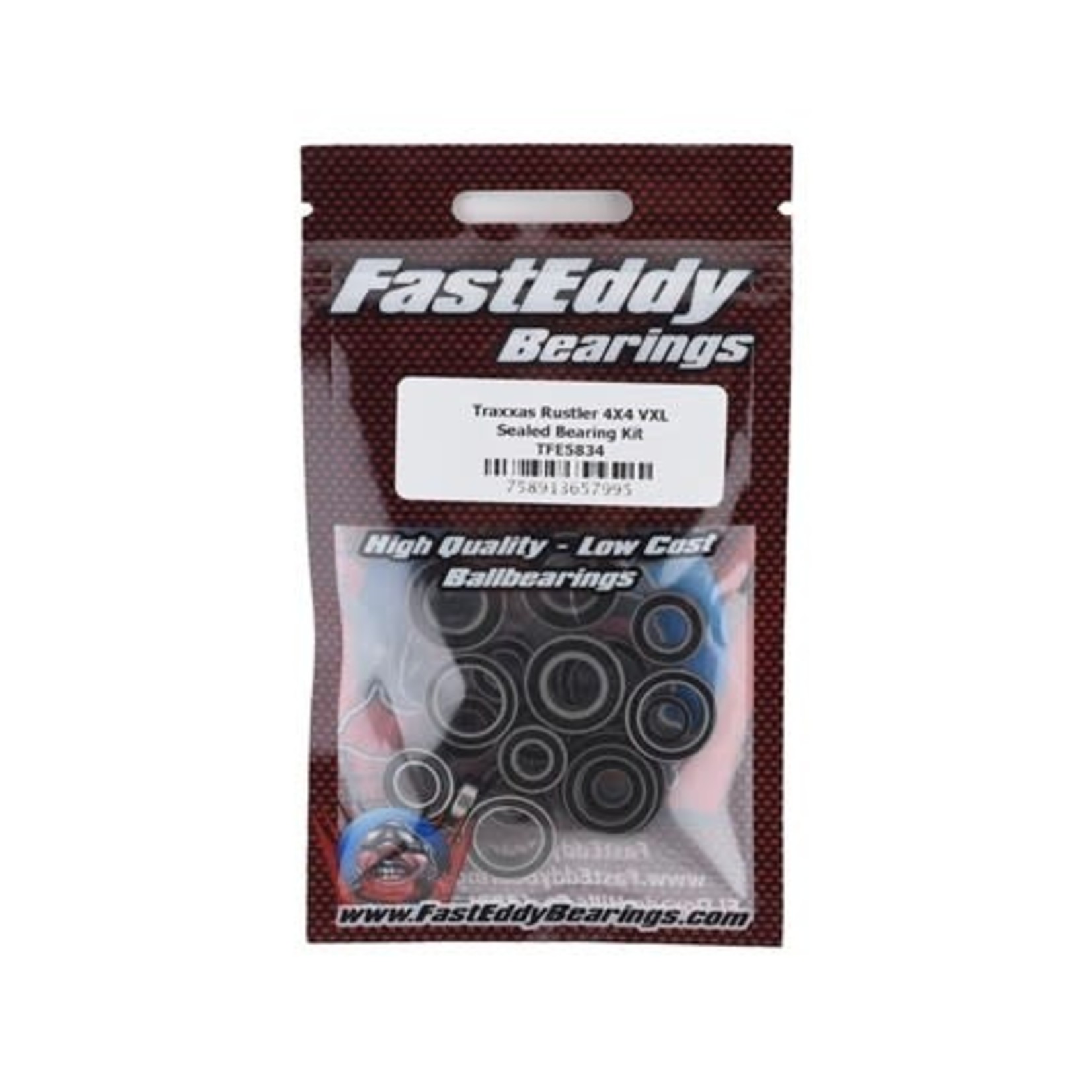 FastEddy #TFE5834 FastEddy Traxxas Rustler 4X4 VXL Sealed Bearing Kit