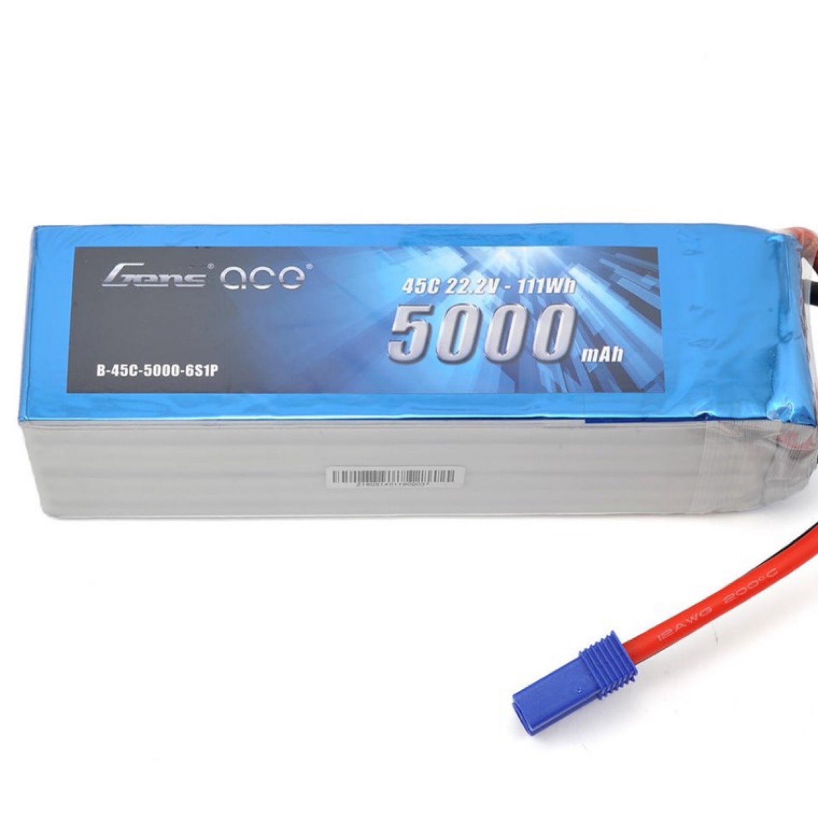 Gens Ace Gens Ace 6S LiPo Battery 45C (22.2V/5000mAh) w/EC5 Connector #GEA50006S45E5