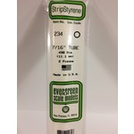 Evergreen Scale Models Evergreen 234 - .438" (11.1MM) OD WHITE POLYSTYRENE TUBING