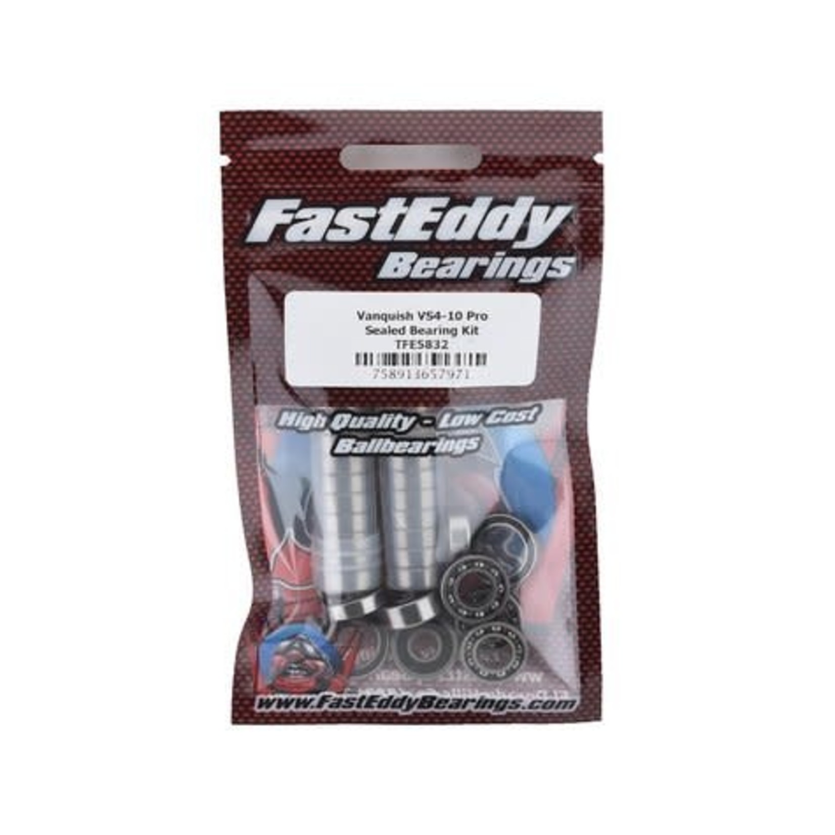 FastEddy FastEddy Vanquish VS4-10 Pro Sealed Bearing Kit #TFE5832