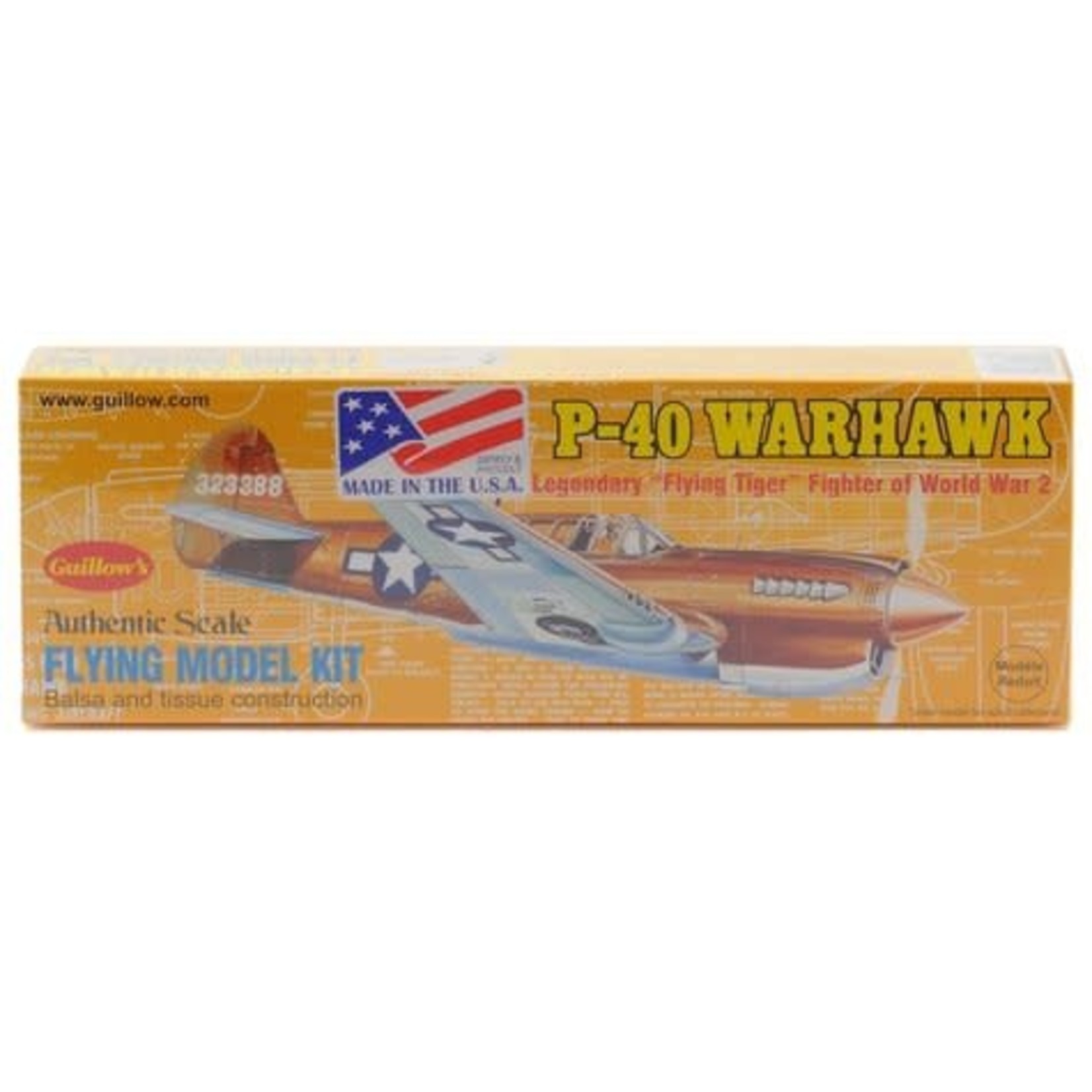 Guillow Guillow P-40 Warhawk Flying Model Kit #501
