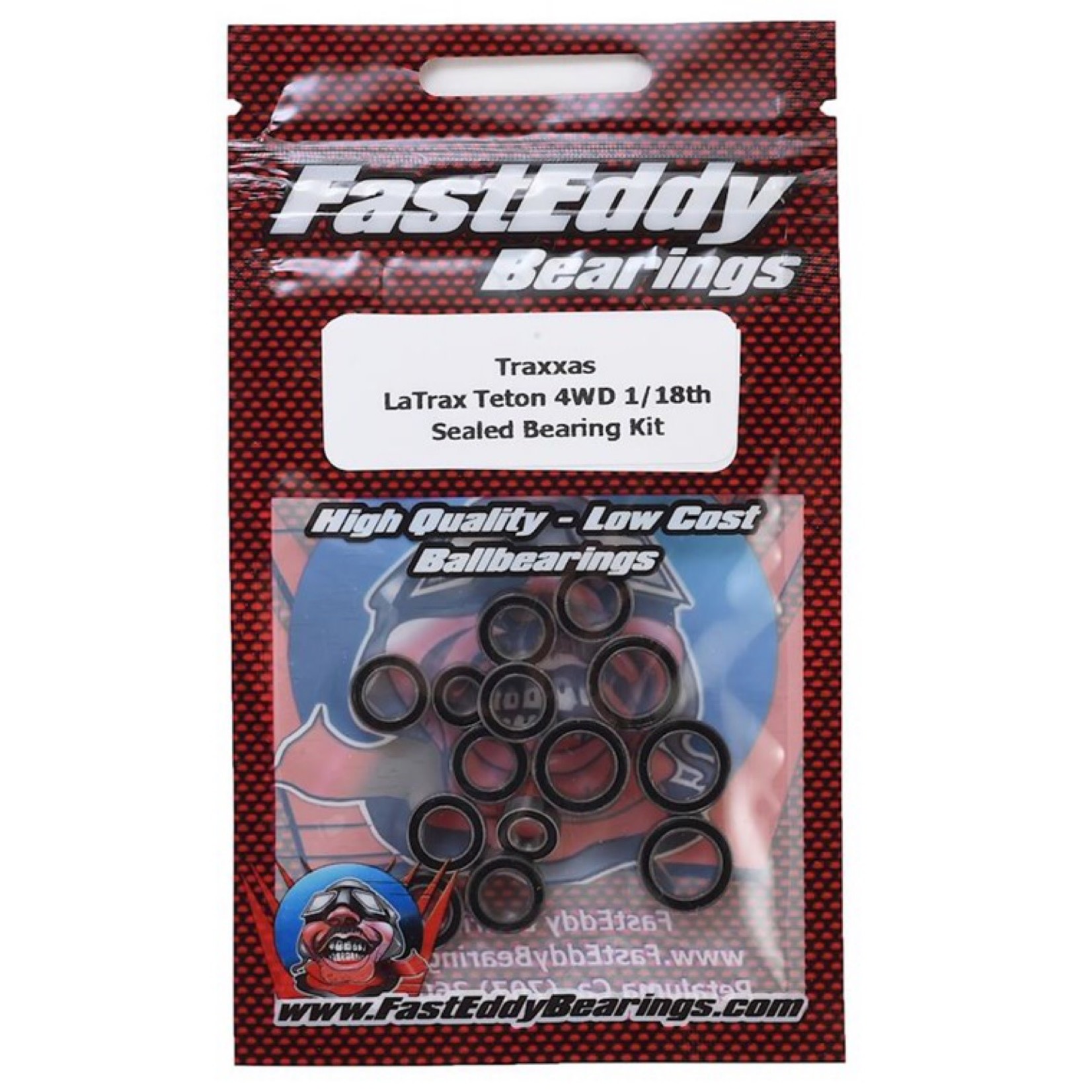 FastEddy #TFE2474 FastEddy Traxxas LaTrax Teton 4WD 1/18th Sealed Bearing Kit