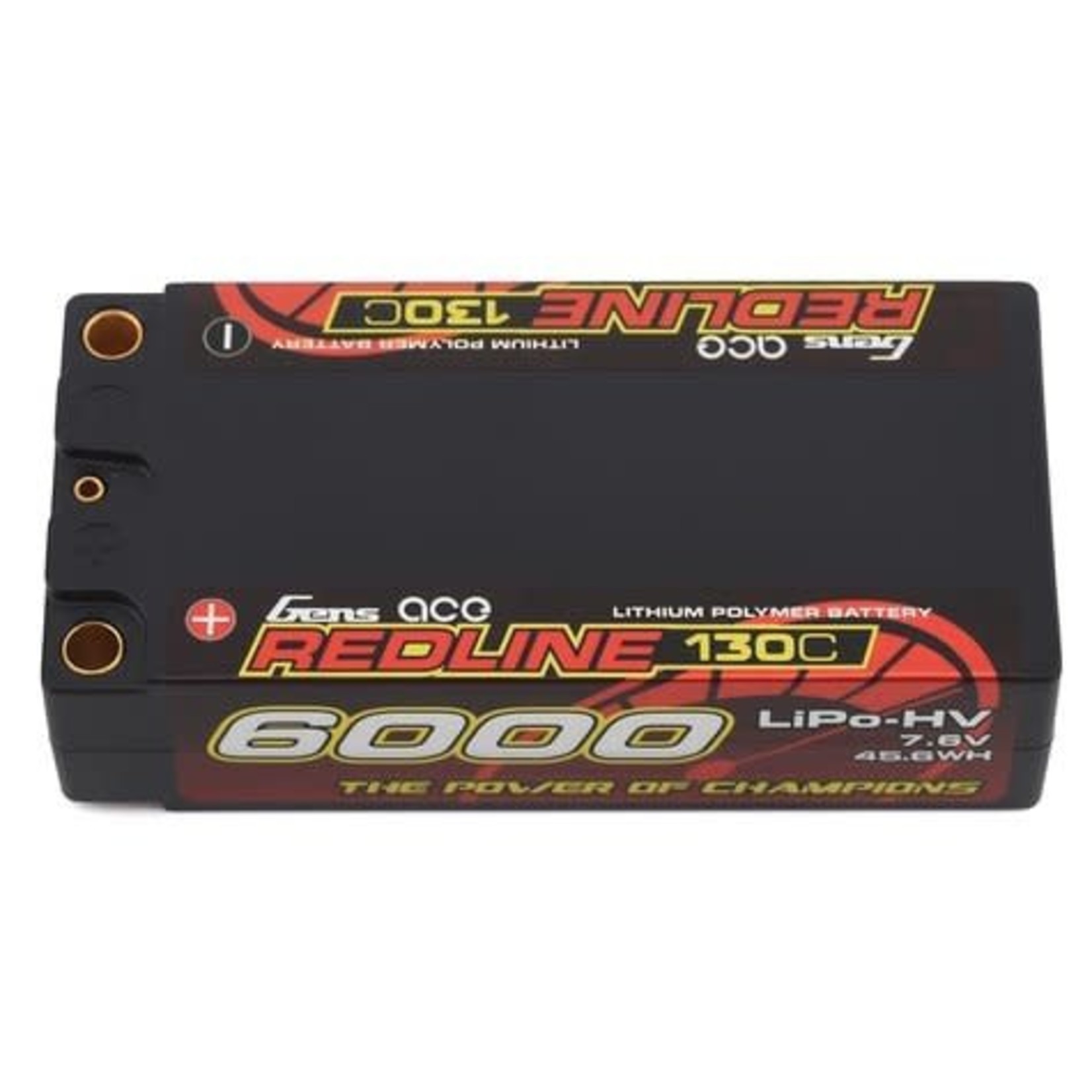Gens Ace Gens Ace Redline 2S 130C LiHV Battery Pack w/5mm Bullets (7.6V/6000mAh) #GEA60002S13D5