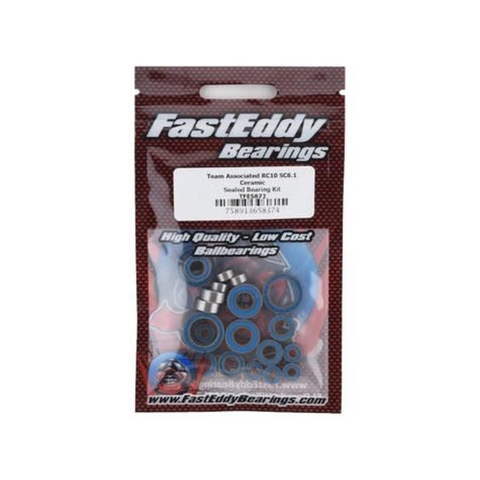 FastEddy FastEddy Team Associated RC10 SC6.1 Ceramic Sealed Bearing Kit #TFE5872