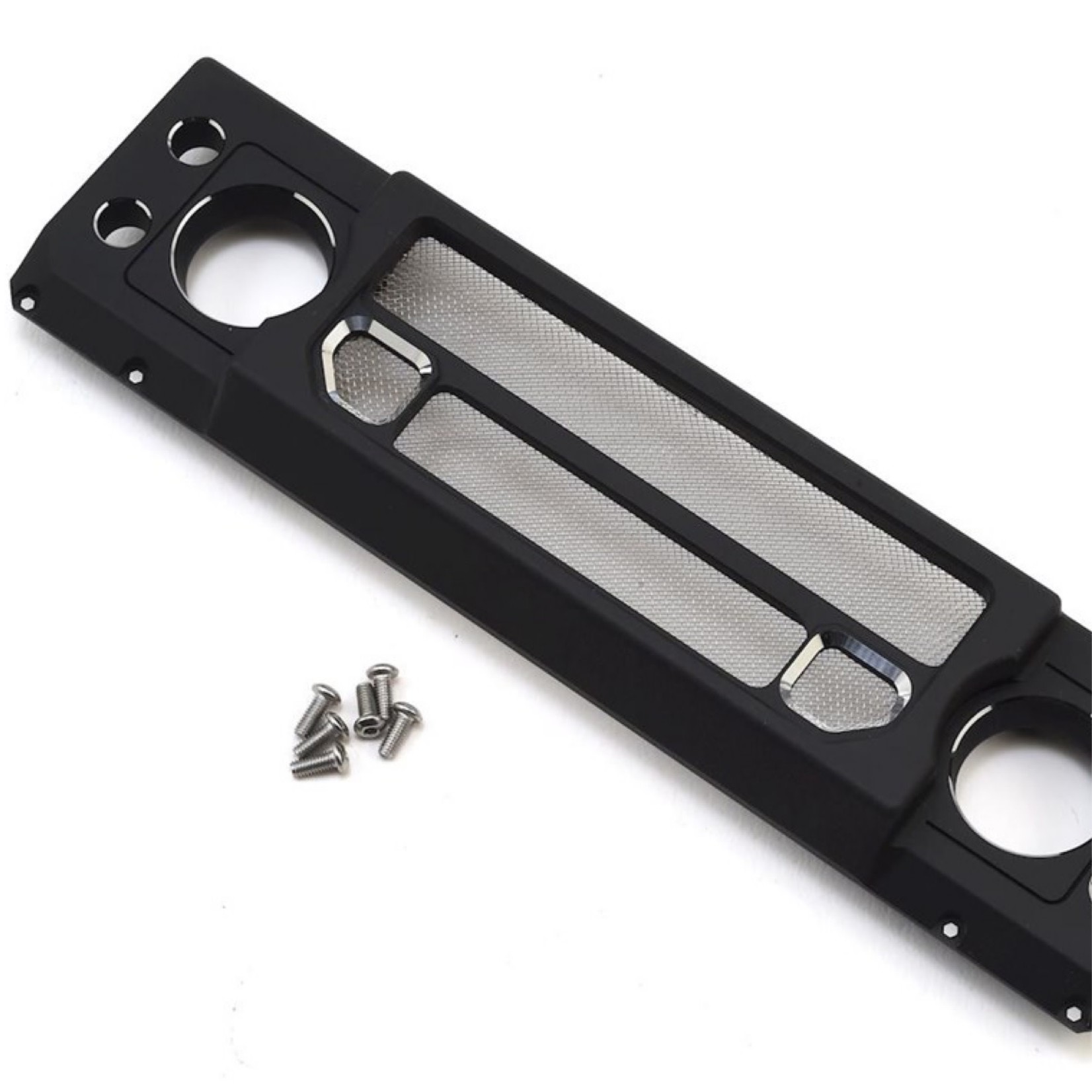 Hot Racing #TRXF03A01 Hot Racing Traxxas TRX-4 Land Rover Defender Aluminum Grille (Black)