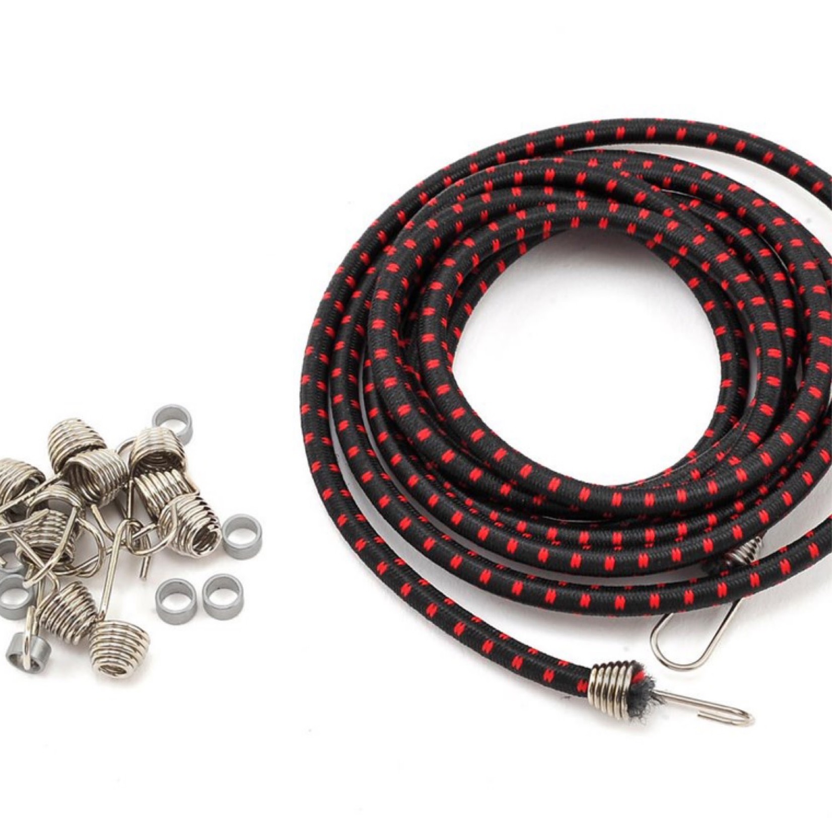 Hot Racing #ACC468K21 Hot Racing 1/10 Bungee Cord Kit (Black/Red)