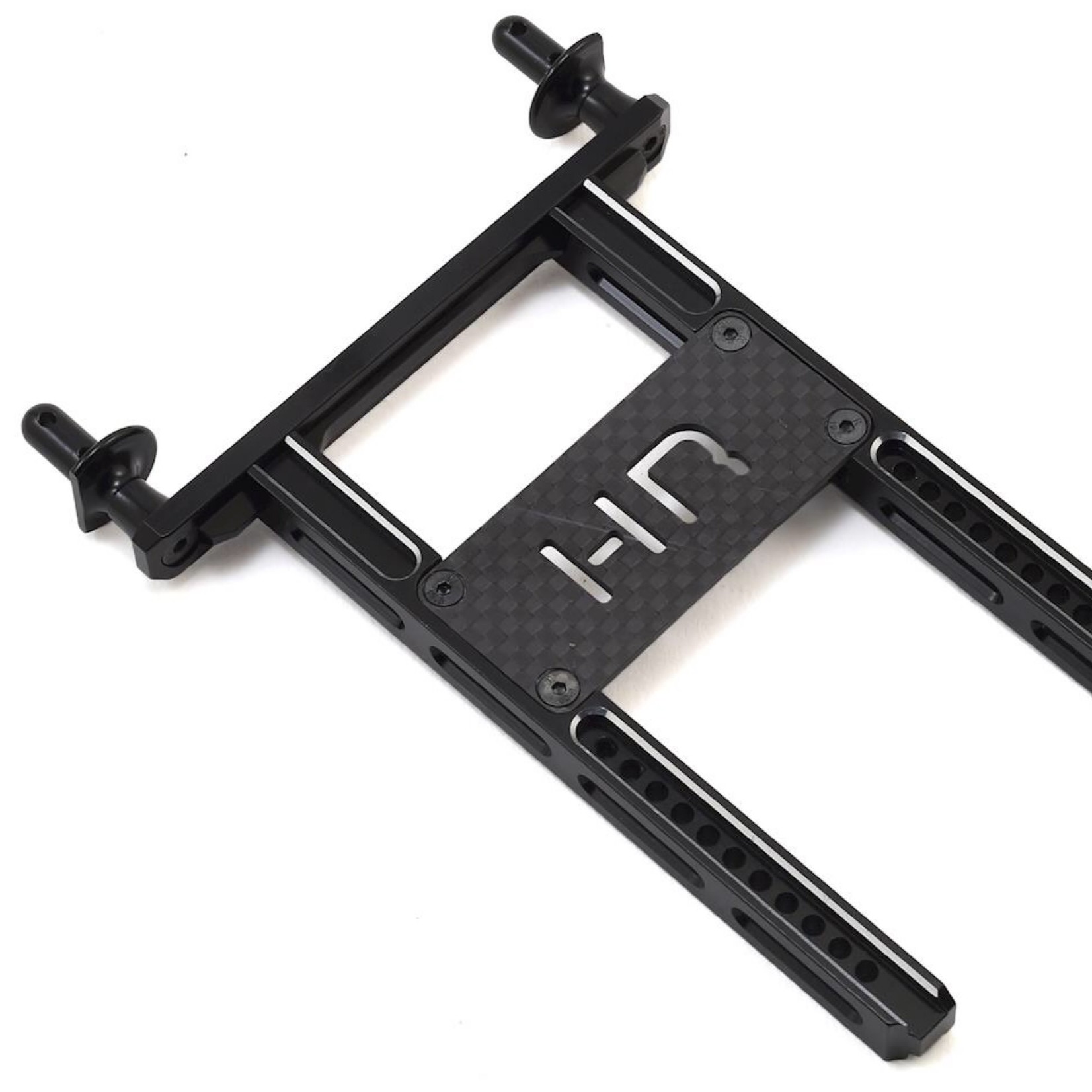 Hot Racing #TRXF3201 Hot Racing Traxxas TRX-4 Aluminum Rear Body Mount w/Graphite Brace (Black)