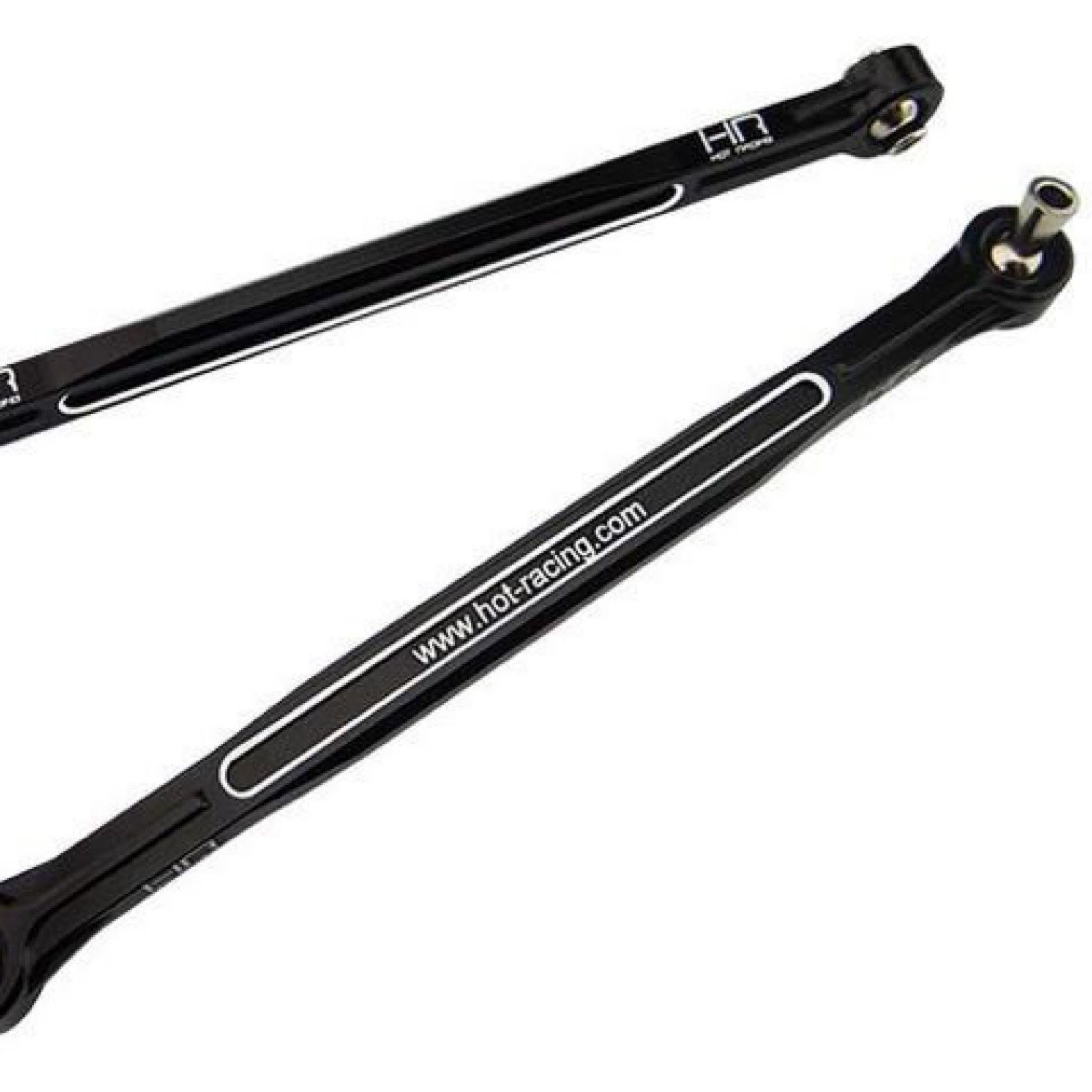 Hot Racing #XMX49T01 Hot Racing Traxxas X-Maxx Aluminum Steering Toe Link Set (Black) (2)