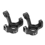 Hot Racing #LTN2101 Hot Racing LaTrax Rally Aluminum Steering Knuckle Set (Black)