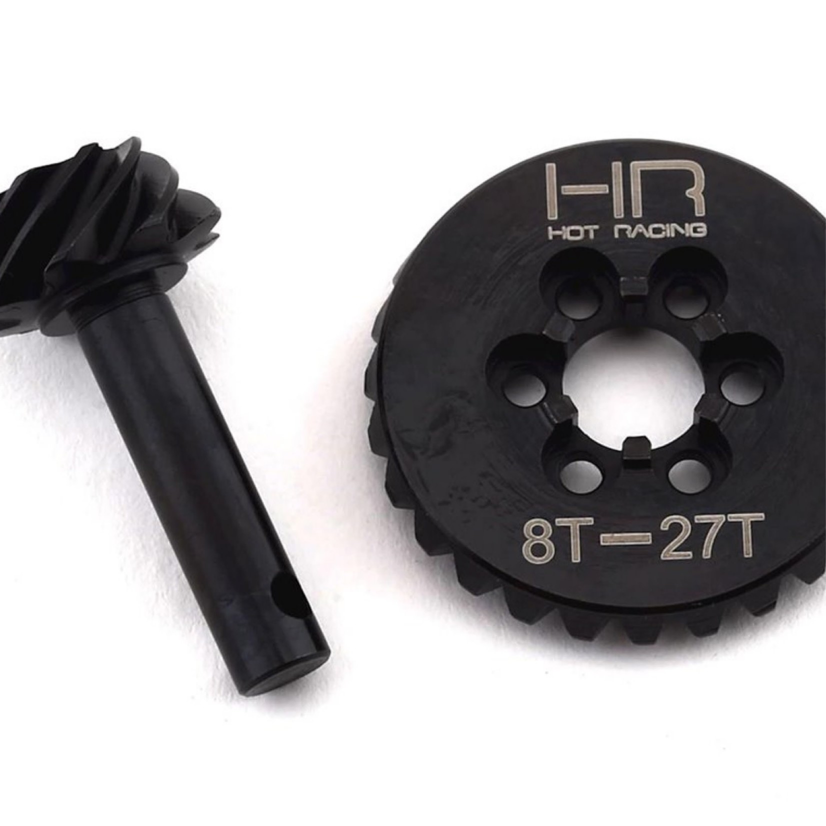 Hot Racing #SCXT9278 Hot Racing SCX10 II AR44 HD Steel Overdrive 6-Bolt Bevel Gear Set (27T/8T)