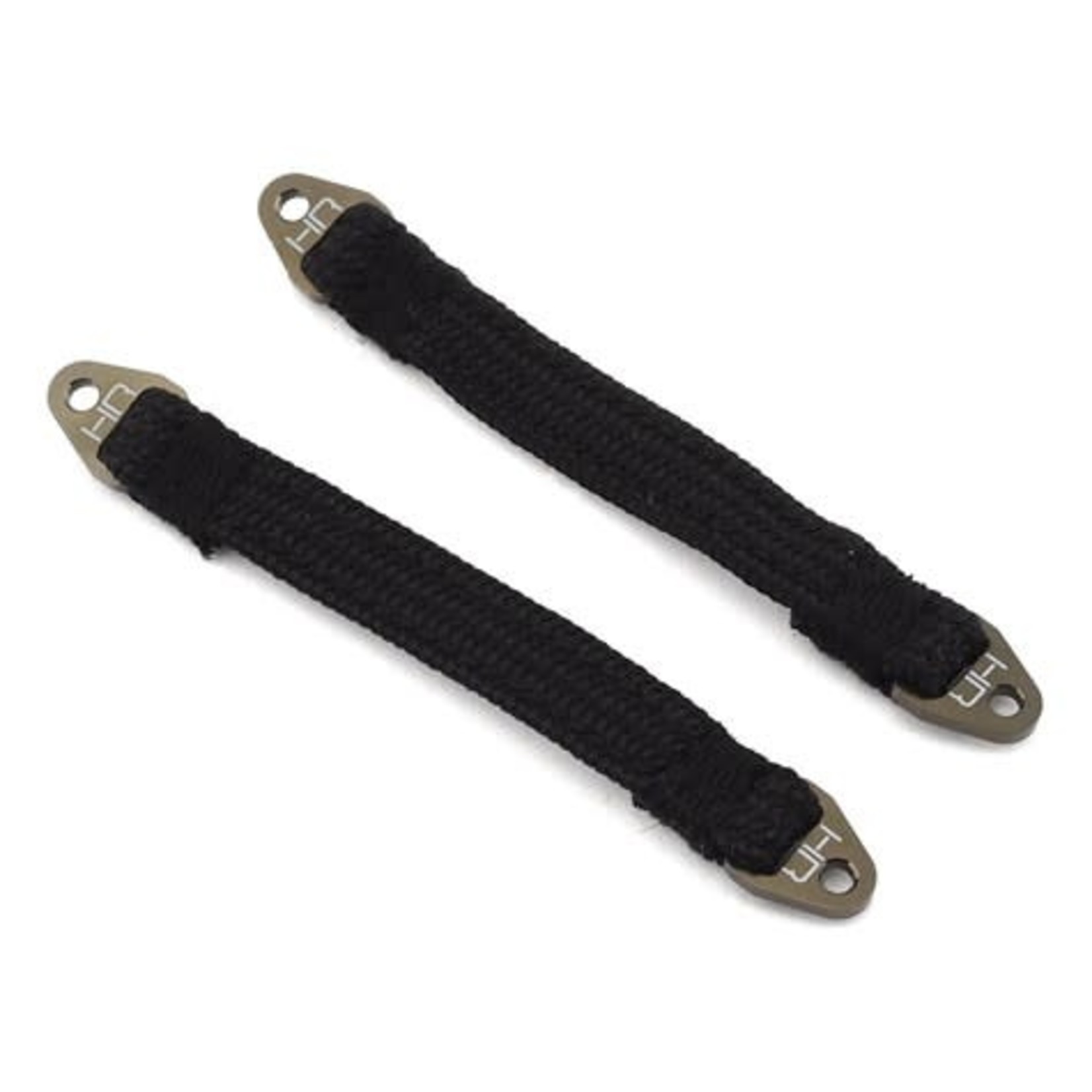 Hot Racing #SLS90T1111 Hot Racing 90mm Suspension Travel Limit Straps (2) (Gunmetal)