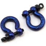 Hot Racing #ACC808X06 Hot Racing 1/10 Scale Aluminum D-Rings (Blue) (2)