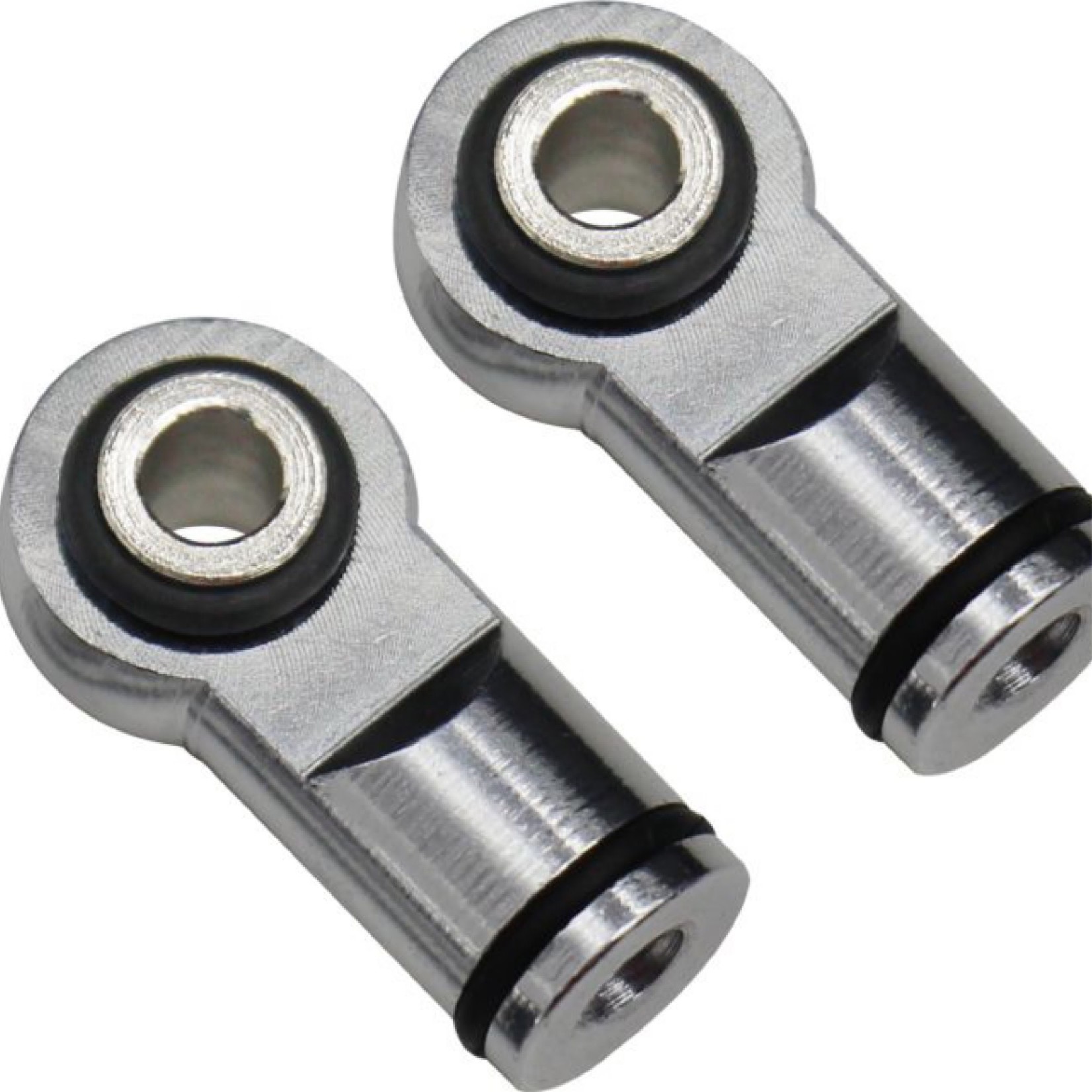 Hot Racing #RVO154M08 Hot Racing Silver Ball Shock Ends