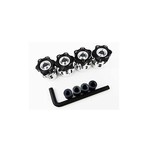 Hot Racing #WH17HS01 Hot Racing 12mm to 17mm Hex Hub Adapters (4) (6mm Offset)