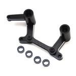 Hot Racing #TE48G01 Hot Racing Traxxas Slash Aluminum Steering Bellcranks & Draglink Set (Black)