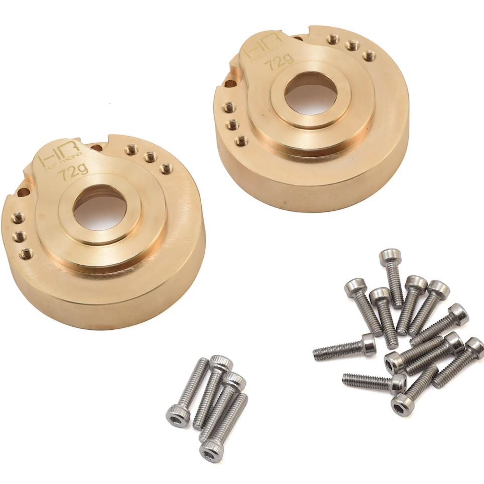 Hot Racing #TRXF21HE Hot Racing Traxxas TRX-4 Modular Brass Metal Knuckle Portal Cover