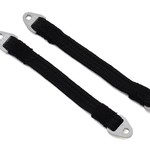 Hot Racing Hot Racing 95mm Suspension Travel Limit Straps (2) (Silver) #SLS95T1808