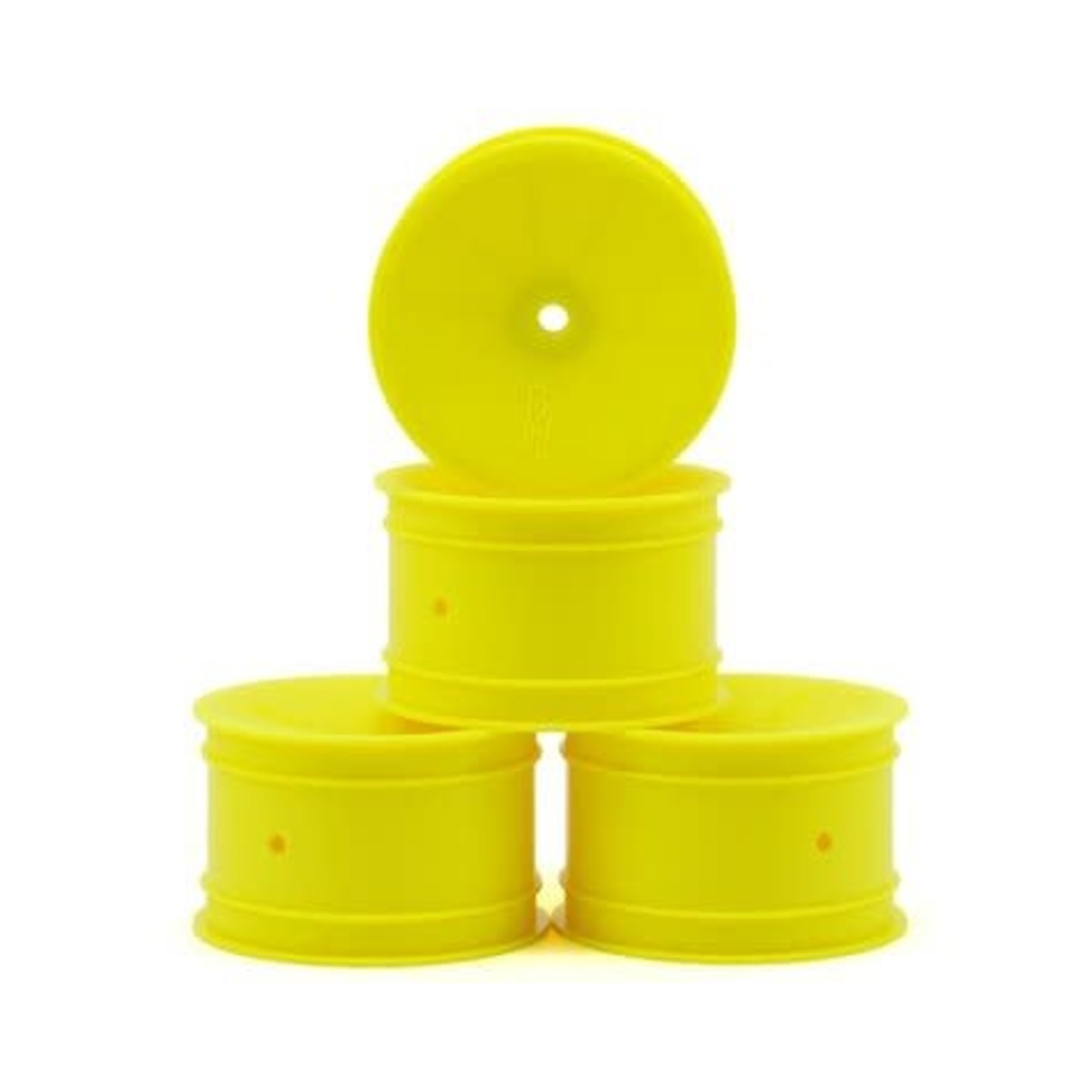 JConcepts JConcepts 12mm Hex Mono 2.2 Rear Wheels (4) (B6/B74/RB6) (Yellow) #3348Y