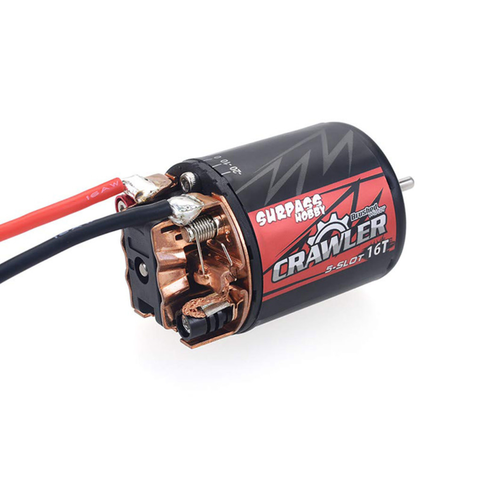 Integy Integy Crawler 5-Slot Stator 16 Turn 540 Size Brush Motor by Surpass Hobby #C29031