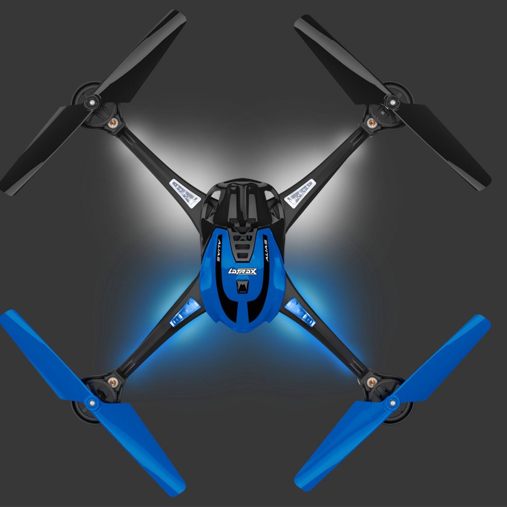 LaTrax #6608-BLUE Traxxas LaTrax Alias Ready-To-Fly Micro Electric Quadcopter Drone (Blue)