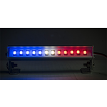 Hot Racing LED Light Bar - 3.6" - Police Lights (Red, White, and Blue lights) #LED-BAR-3P