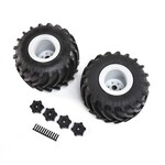 Losi #LOS43034  Losi LMT Pre-Mounted Monster Truck Tires (Left/Right) (2)