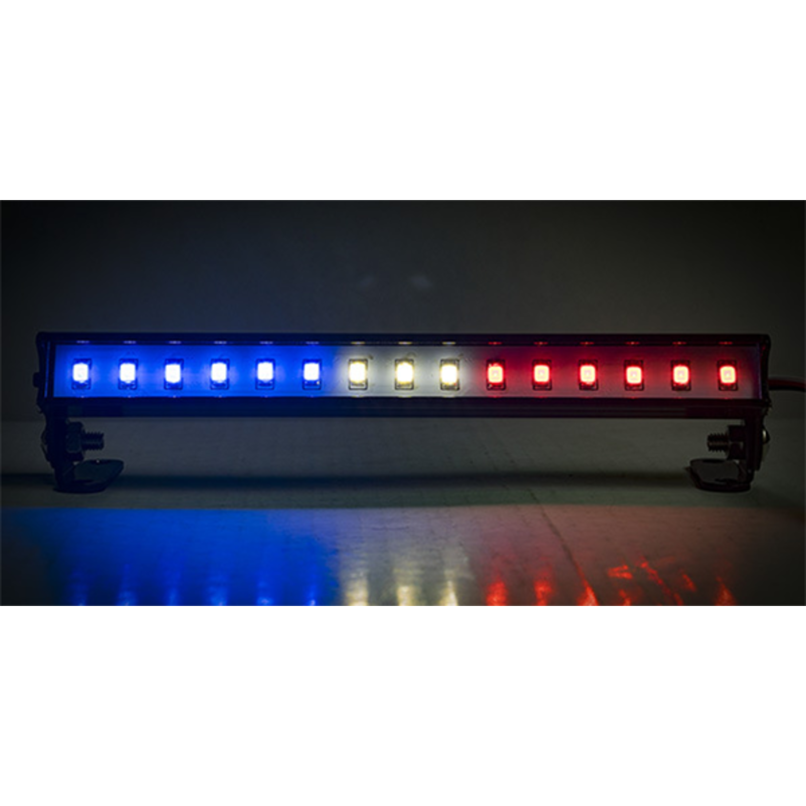 Common Sense RC Common Sense RC Police LED Light Bar (Red, White, and Blue) (5.6") #LED-BAR-5P