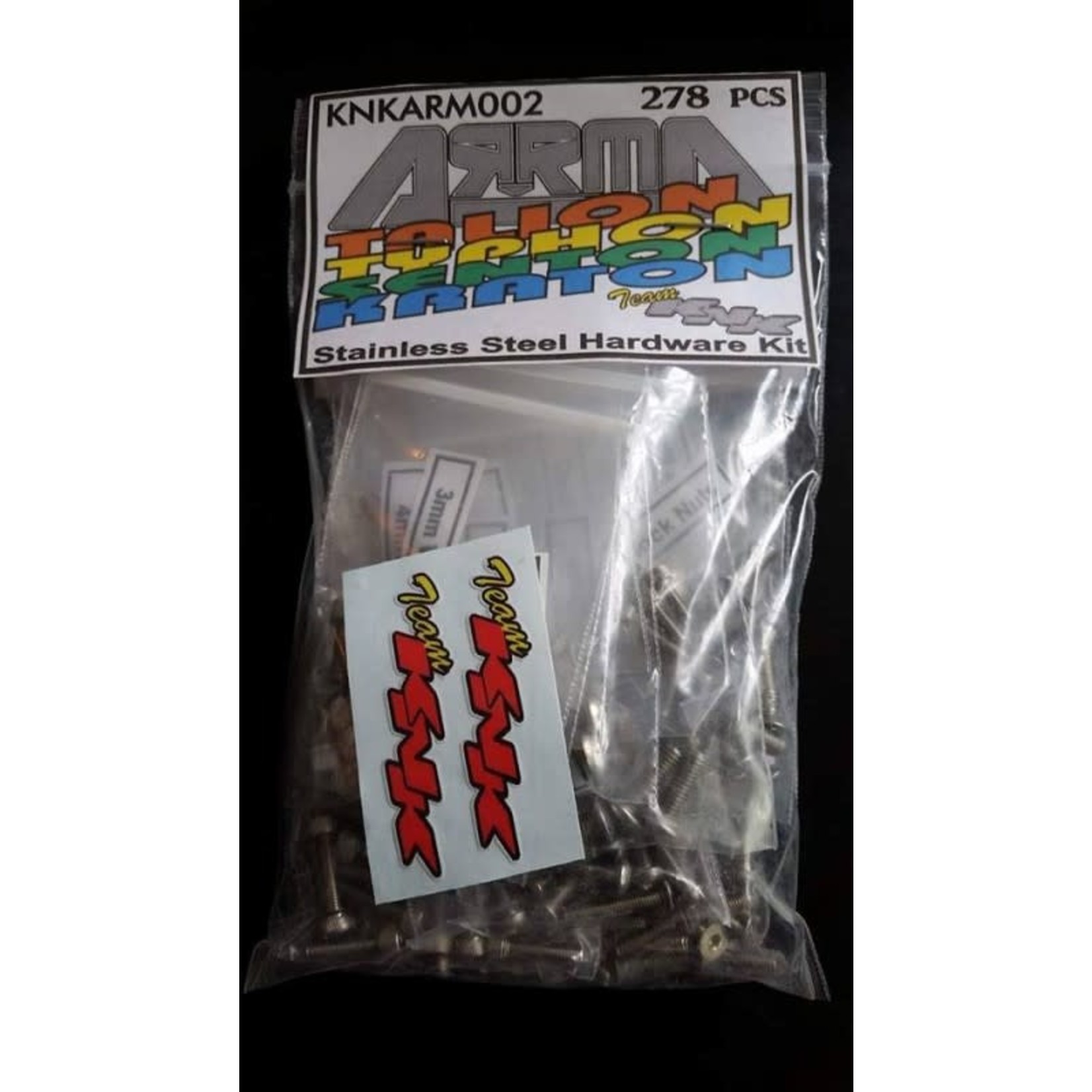 Team KNK #KNKARM002 Team KNK (278 pcs) Arrma Talion/Typhon/Senton/Kraton Stainless Hardware Kit
